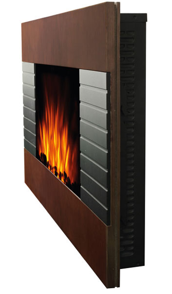 Zidni električni kamin sa daljinskim upravljačem 2kW FKK2000 - dodatni pogled