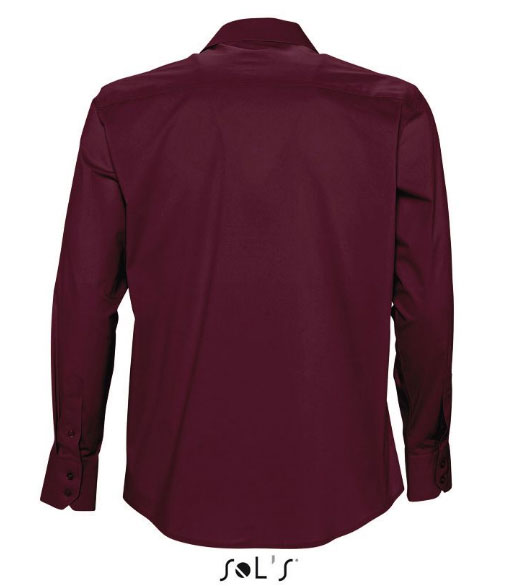 Sols Košulja za muškarce Brighton Burgundy veličina XXL 17000 - dodatni pogled