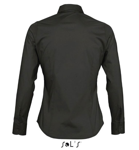 Ženska košulja sa dugim rukavima Sols Eden Black veličina XS 17015 - dodatni pogled