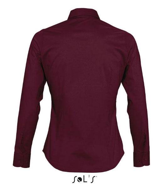 Sols Eden Burgundy Ženska košulja dug rukav veličina XS 17015 - dodatni pogled