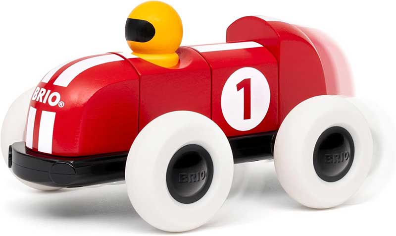 Igračka Trkački automobil od drvenih magnetnih kockica 30485 - dodatni pogled