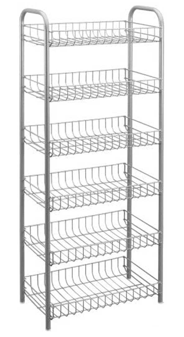 Višenamenska polica Metaltex 6T MONACO 34.30.16 - dodatni pogled