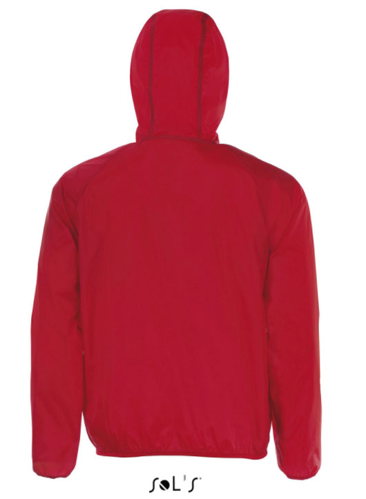 Sols Jakna vetrovka unisex Shore Red veličina L 01169 - dodatni pogled
