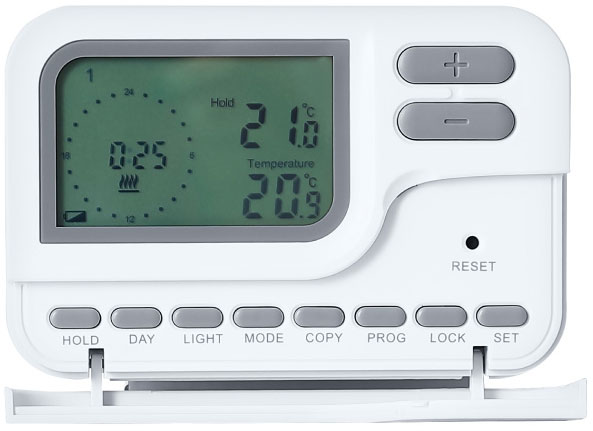 Programabilan digitalni sobni termostat DST-Q7 - dodatni pogled
