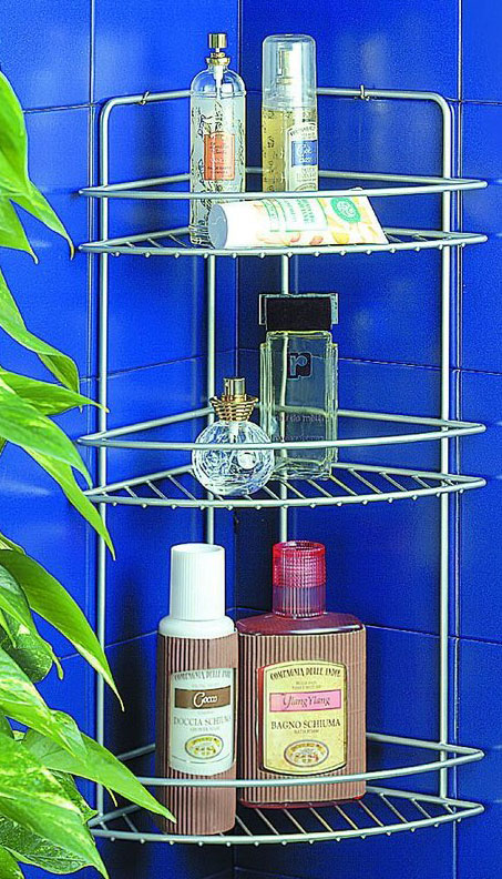 Metaltex ugaona polica za kupatilo 3 nivoa 4O.42.15 - dodatni pogled