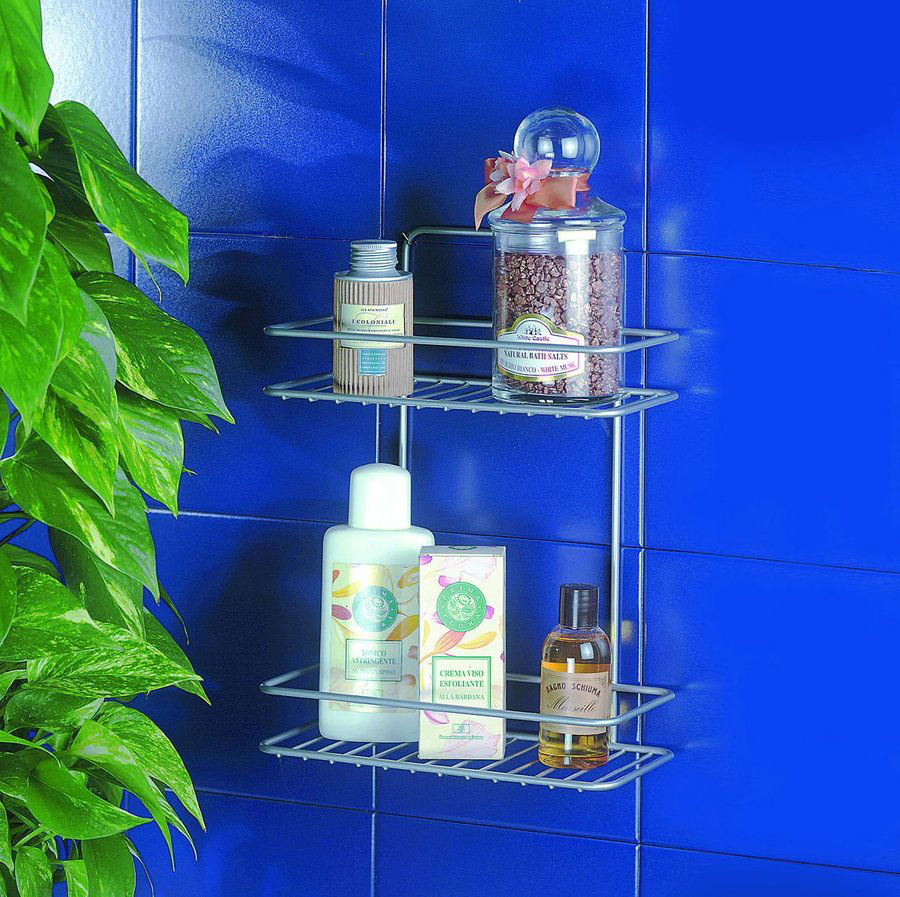 Metaltex zidna polica 2 nivoa 40.42.12 - dodatni pogled