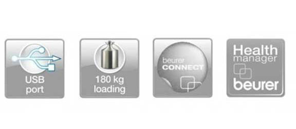 Beurer dijagnostička vaga BF480 USB - dodatni pogled