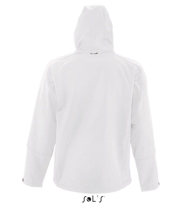 Sols Muška Softshell jakna sa kapuljačom Replay White veličina 3XL 46602 - dodatni pogled