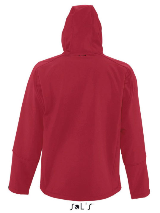 Sols Muška Softshell jakna sa kapuljačom Replay Red veličina XL 46602 - dodatni pogled