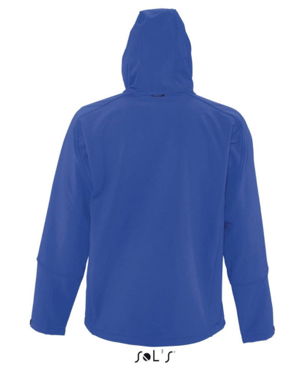 Sols Muška Softshell jakna sa kapuljačom Replay Blue veličina XL 46602 - dodatni pogled