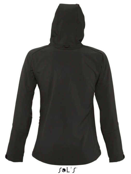 Sols Ženska Softshell jakna sa kapuljačom Replay Black veličina L 46802 - dodatni pogled