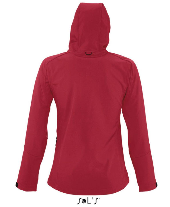 Sols Ženska Softshell jakna sa kapuljačom Replay Red veličina XL 46802 - dodatni pogled