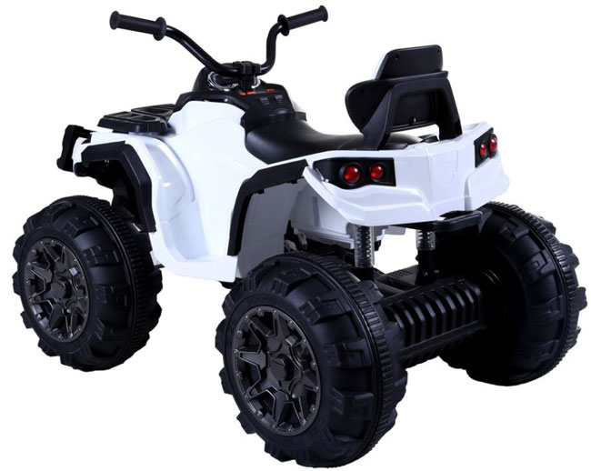 Dečiji motor na akumulator Kvad Beli - dodatni pogled