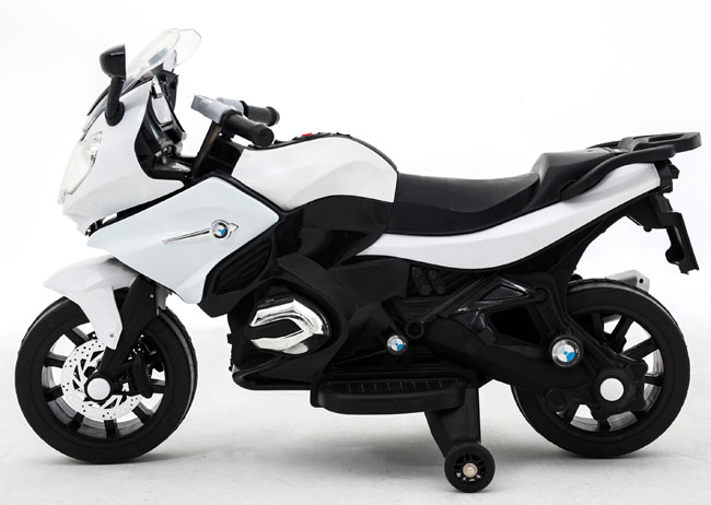 Dečiji motor na akumulator veliki beli 12V - dodatni pogled