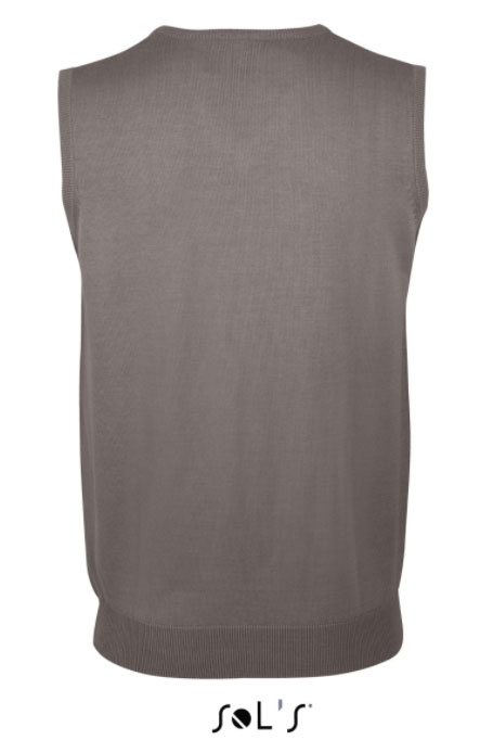 Sols Uniseks prsluk - pulover Gentleman Grey veličina XL 00591 - dodatni pogled