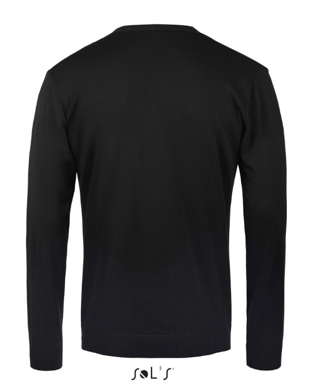 Muški džemper sa dugmićima Sols Golden Men Black veličina M 90011 - dodatni pogled