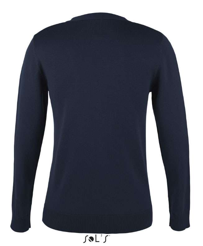 Sols Ženski džemper sa dugmićima Golden Women Navy veličina XL 90012 - dodatni pogled