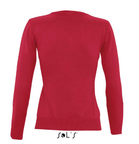 Sols Ženski pulover sa V izrezom Galaxy Women Red veličina XL 90010 - dodatni pogled