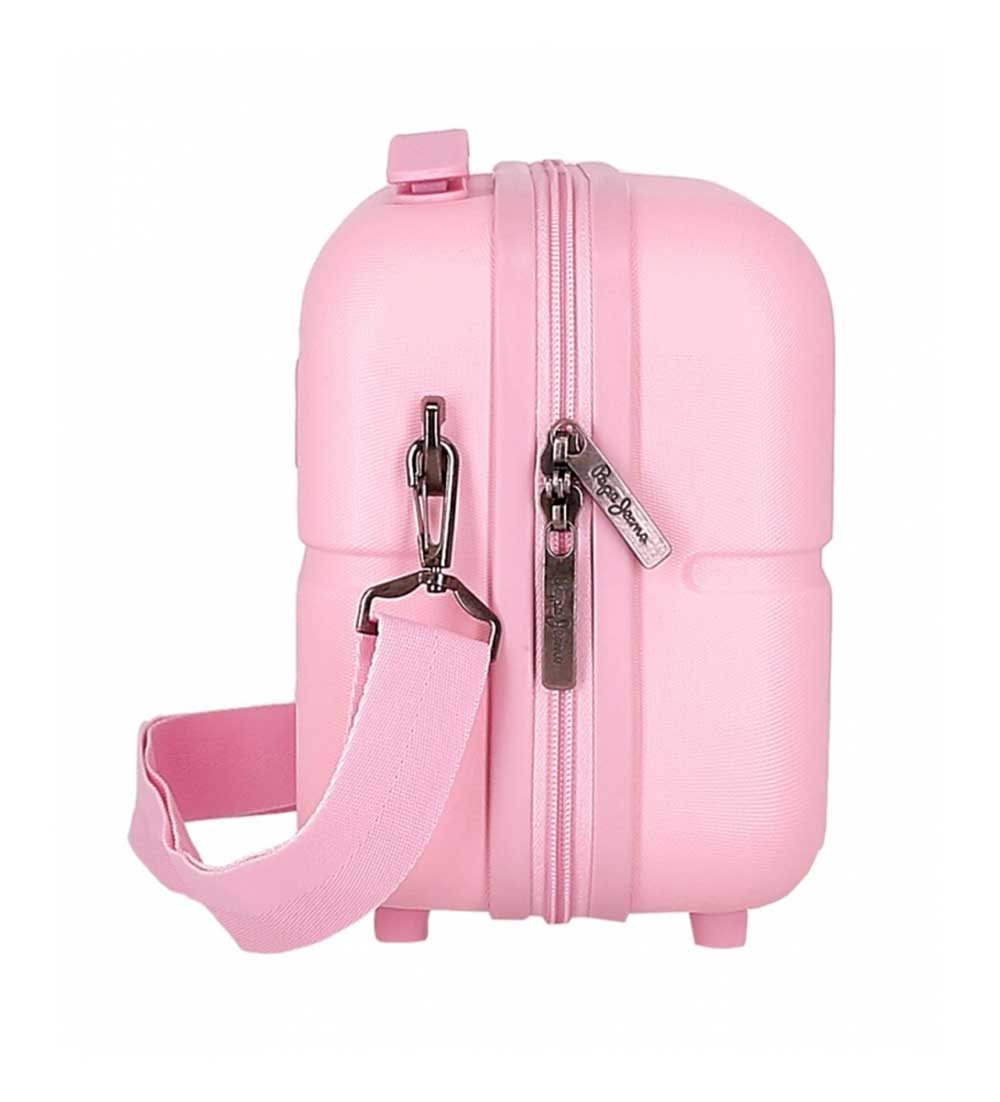 Kofer neseser za kozmetiku i šminku Pepe Jeans Highlight light pink 76839 - dodatni pogled