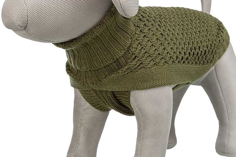 Džemper za psa Norwood olive vel XS leđa 24cm Trixie 6800702 - dodatni pogled