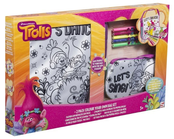 Kreativni set oboji torbu Trolls 35227 - dodatni pogled