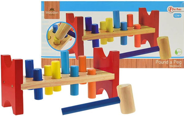 Toi Toys Drvena igračka Zabij Klin 36598 - dodatni pogled