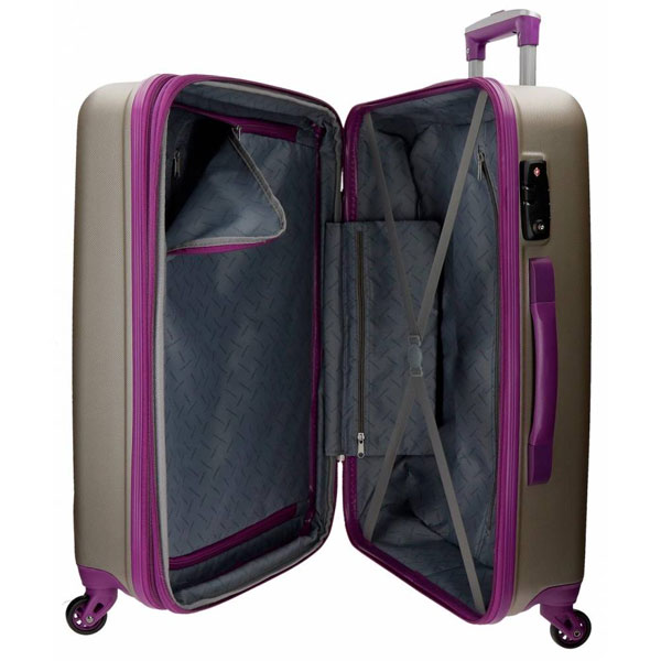 ABS Koferi 67cm 77cm Movom Picadilly champagne 53.696.54 - dodatni pogled