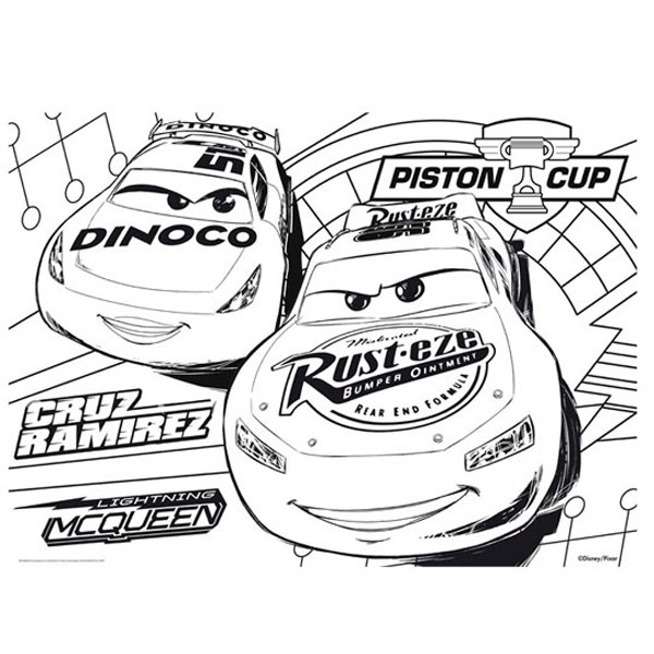 Lisciani Puzzle Maxi Cars 3 Složi i oboji 2u1 35 delova 60658 - dodatni pogled