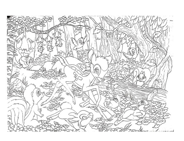 Lisciani Puzzle Bambi složi i oboji 2u1 60 delova 31680 - dodatni pogled