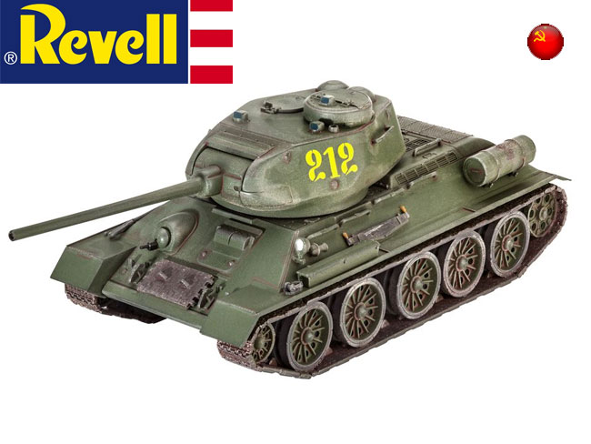 Revell maketa Tenk T-34/85 RV03302/070 - dodatni pogled