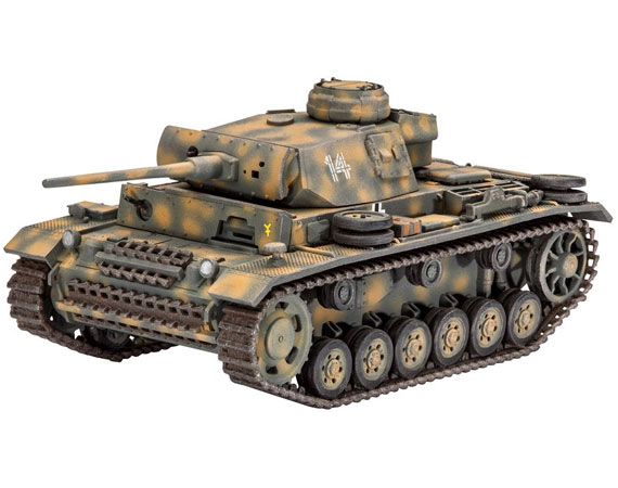 Revell maketa Tenk PzKpfw III Ausf. L RV03251/070 - dodatni pogled