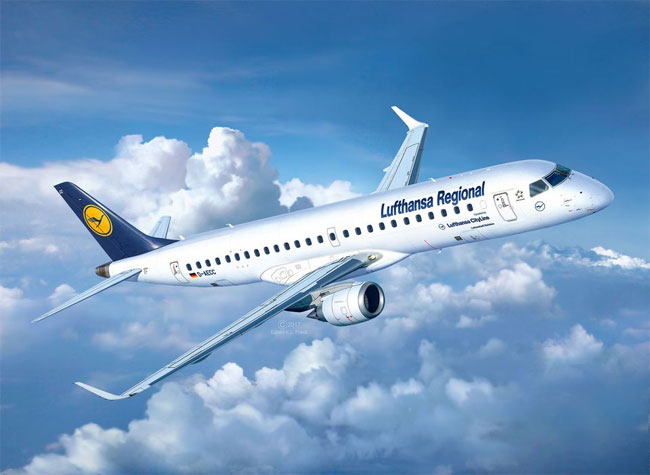 Revell maketa Avion Embraer 190 Lufthansa RV03937/090 - dodatni pogled