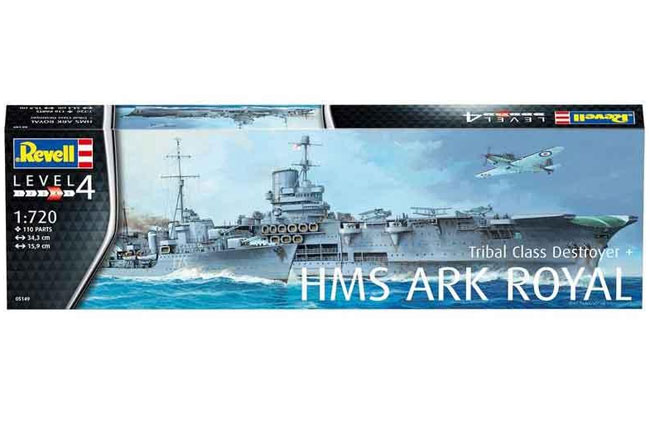 Revell maketa Brod HMS Ark Royal i Tribal Class Destroyer RV05149/060 - dodatni pogled