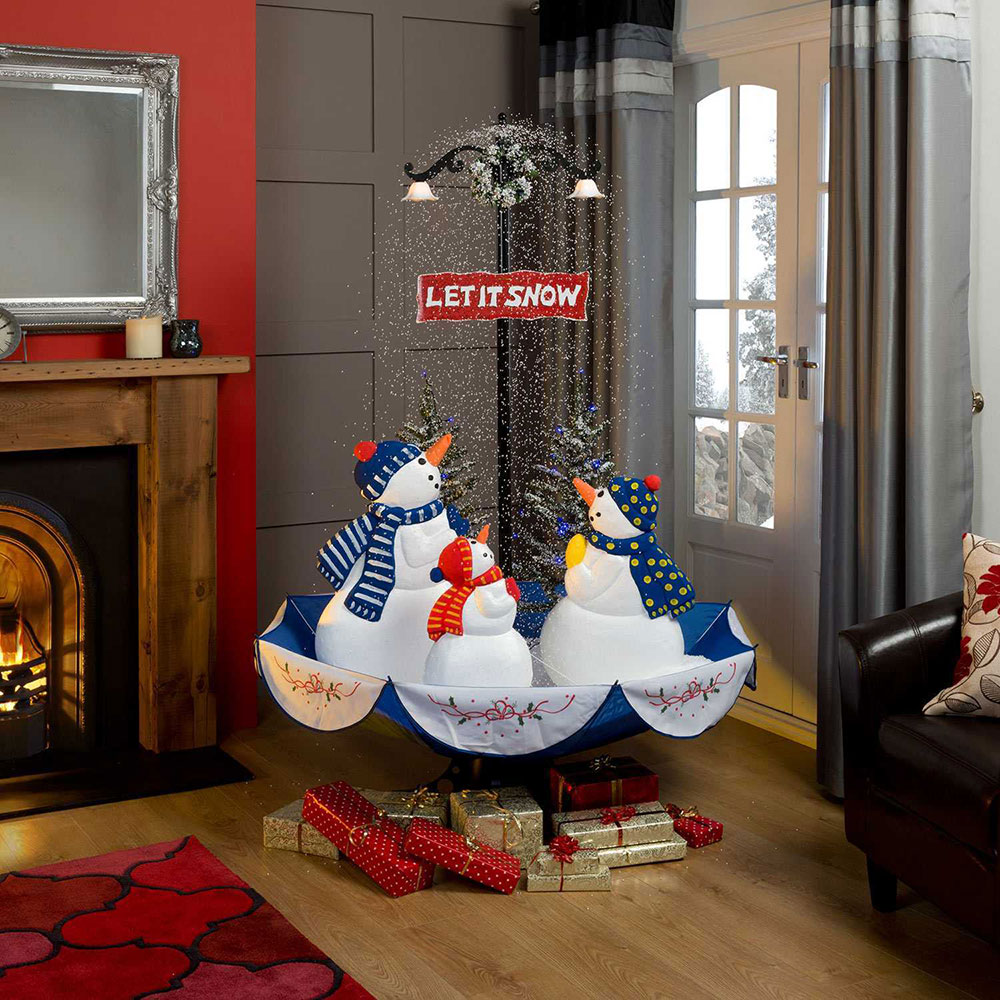 Novogodišnja Dekoracija 170 cm - Lampa, Sneg, Jelke, Sneško, Kišobran - dodatni pogled