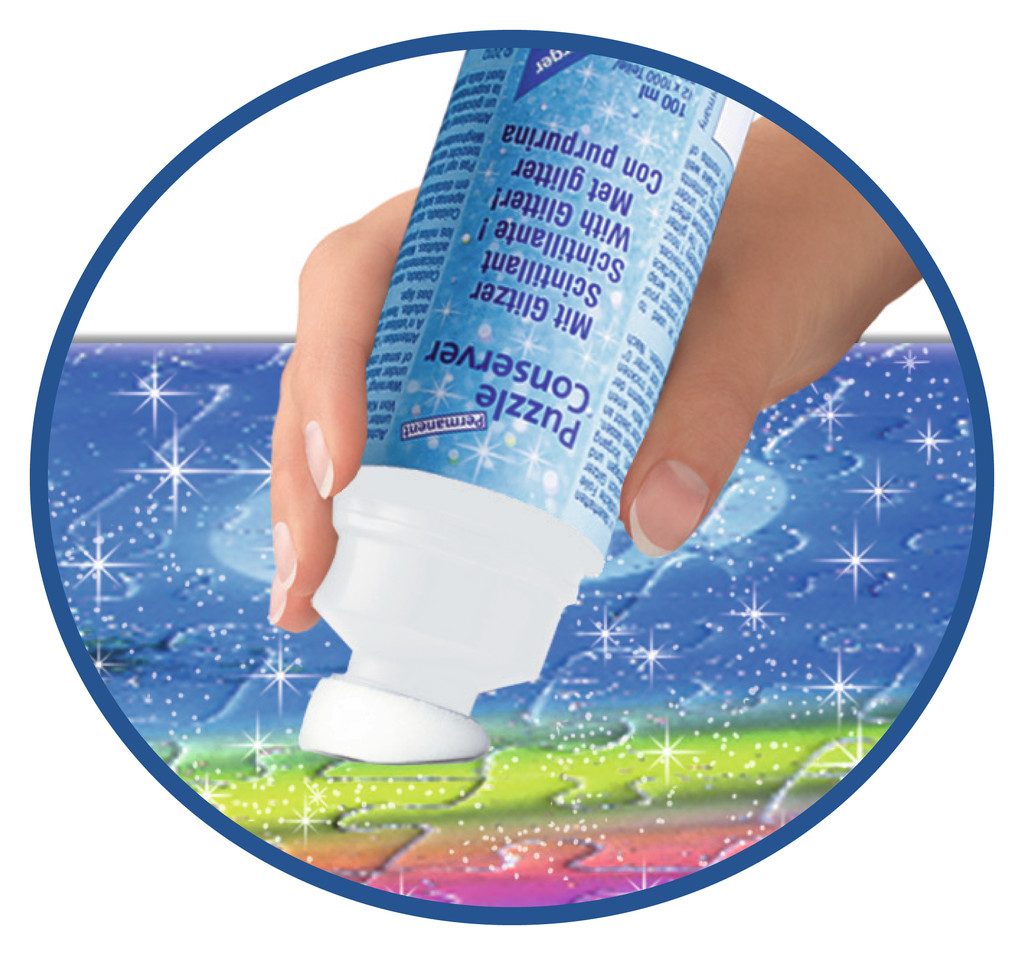 Ravensburger Dodatak za puzzle - Lepak - kozervator za pazle sa šljokicama RA17935 - dodatni pogled