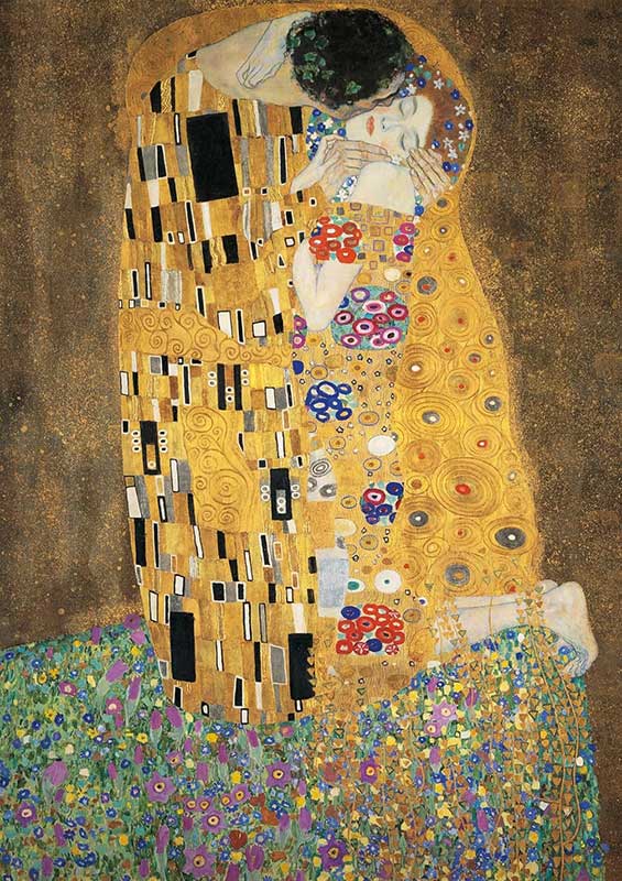 Ravensburger puzzle Art - Gustav Klimt - The Kiss 1500 delova - dodatni pogled
