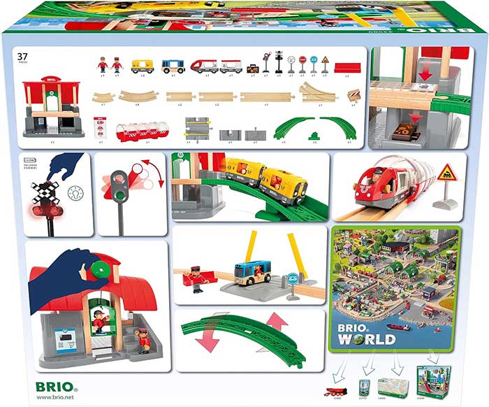 BRIO Igračka Vozovi sa prugom i železničkom stanicom 33989 - dodatni pogled