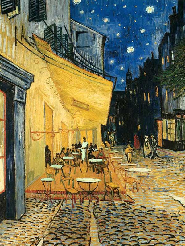 Ravensburger puzzle Art - Vincent Van Gogh - Café Terrace at Night 1000 delova - dodatni pogled