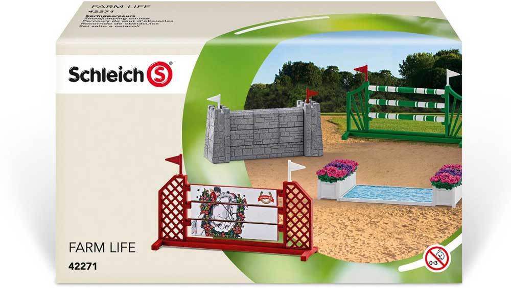 Schleich Figure Domaće životinje - Konji - Turnirske prepone 42271 - dodatni pogled