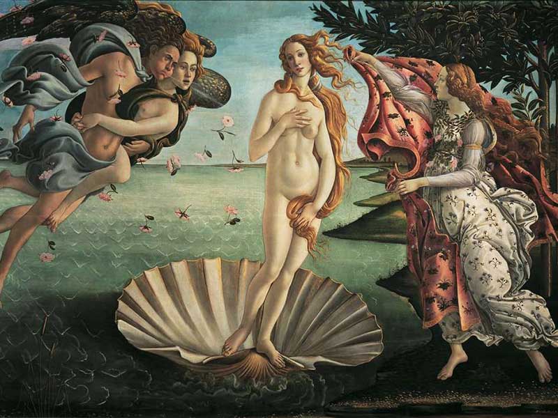 Ravensburger puzzle Art - Sandro Boticelli - The Birth of Venus 1000 delova - dodatni pogled