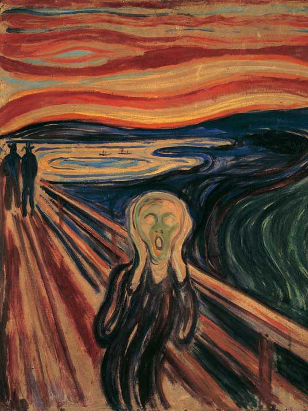 Ravensburger puzzle Art - Edvard Munch - The Scream - 1000 delova - dodatni pogled