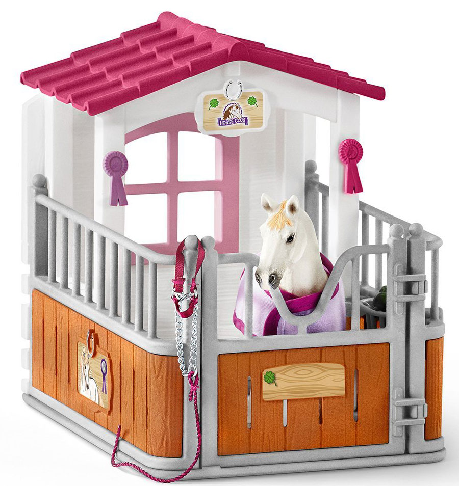 Schleich Figurice Domaće životinje - Štala za konja sa konjem 42368 - dodatni pogled