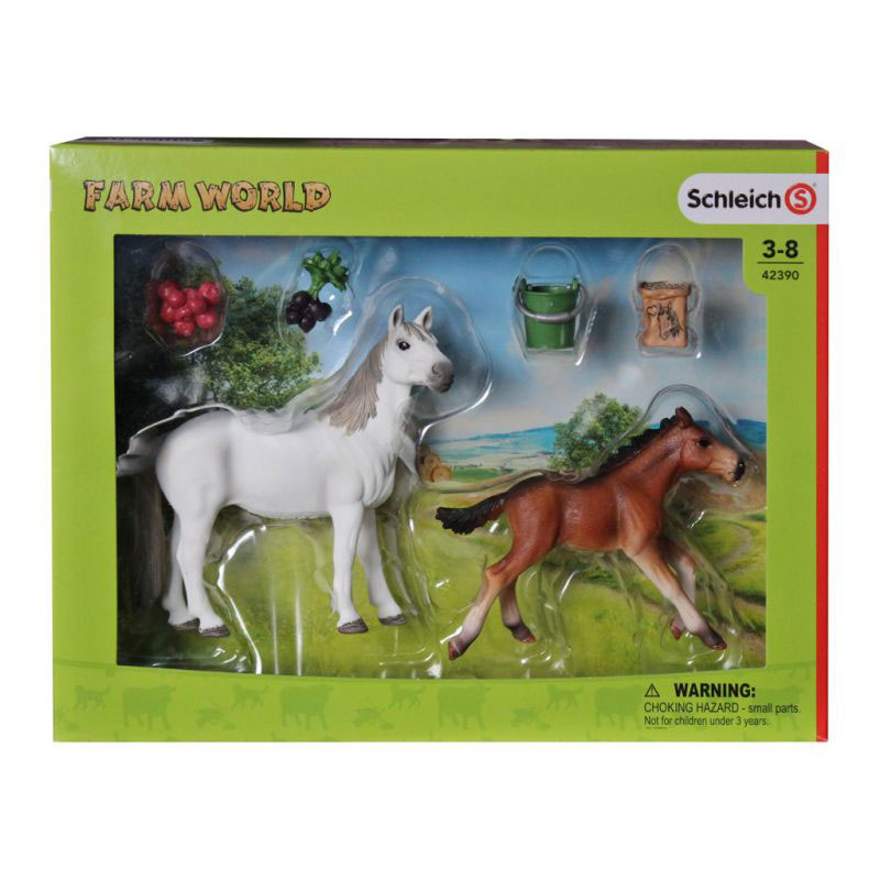 Schleich Figurice Domaće životinje - Konji - Mustang kobila i ždrebe 42390 - dodatni pogled