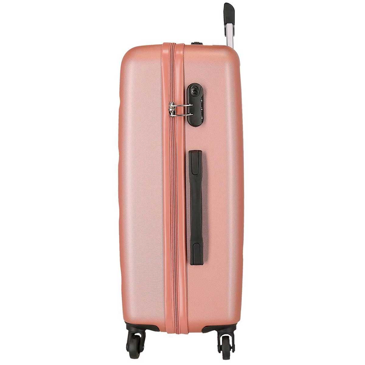 Komplet ABS kofera 75/65/55cm Roll Road Flex powder pink 58494 - dodatni pogled