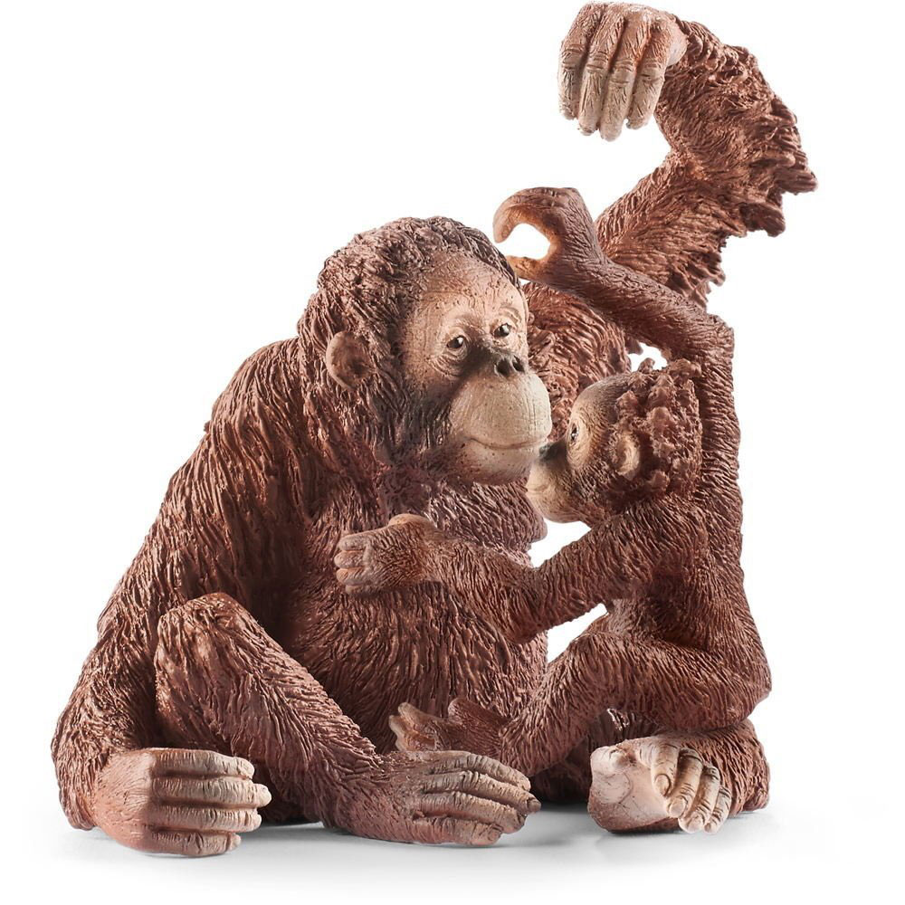 Schleich Figure Divlje životinje - Majmun orangutan - ženka 14775 - dodatni pogled