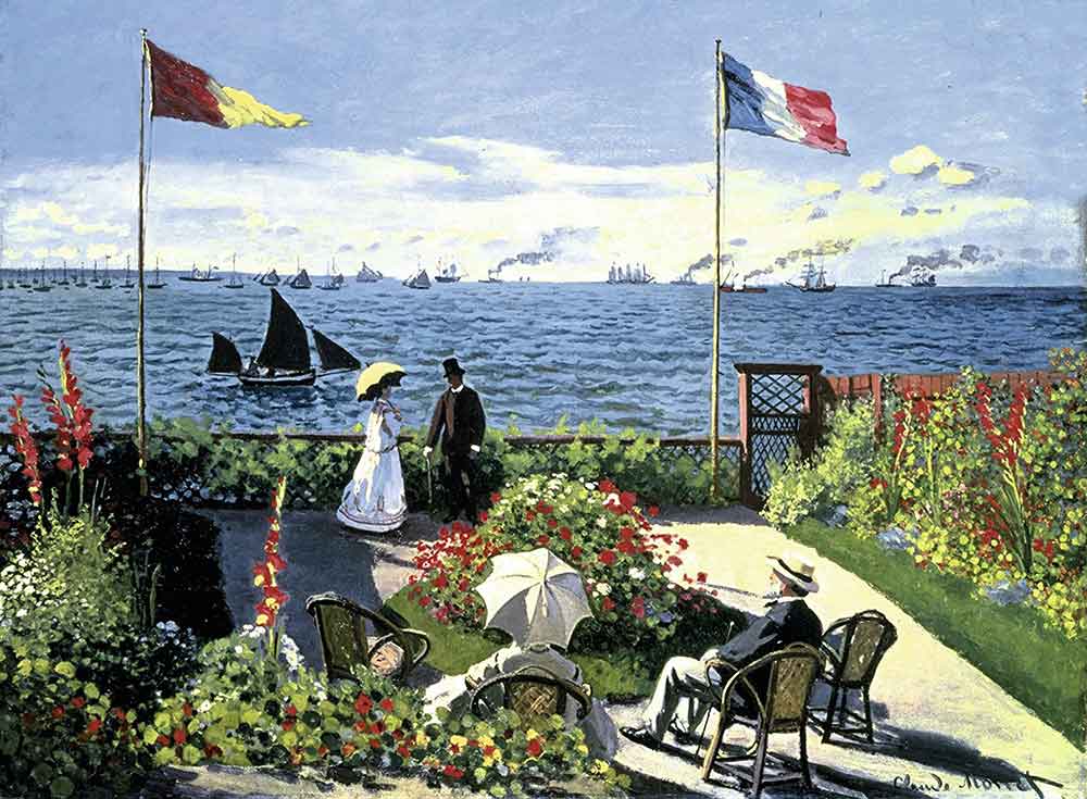 Ravensburger puzzle Art - Monet - La terrasse à Sainte-Adresse 300 delova RA14020 - dodatni pogled