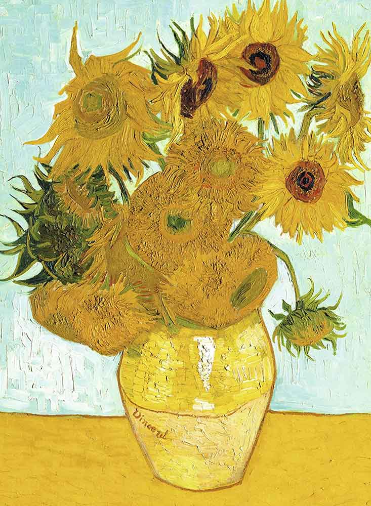 Ravensburger puzzle Art - Vincent Van Gogh - Sunflowers 300 delova RA14006 - dodatni pogled