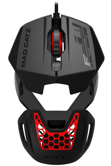 Mad Catz R.A.T.1 Miš Black-Red 029272 - dodatni pogled