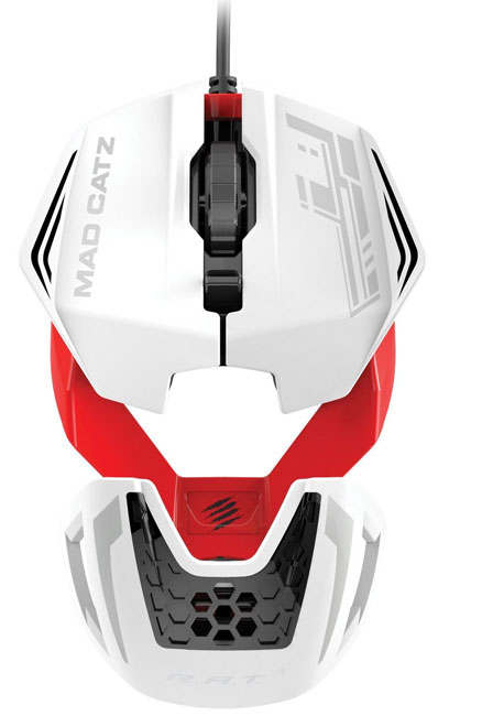 Mad Catz R.A.T.1 Miš White-Red 029274 - dodatni pogled