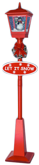 Ulična Lampa Novogodišnja 180 cm Red - dodatni pogled